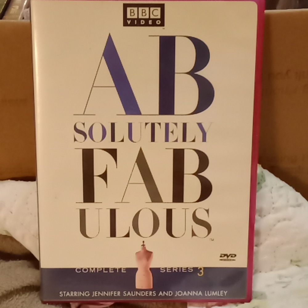 Gently used BBC's Absolutely Fabulous DVD season 3 set